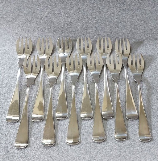 set of silver cutlery Haags Lofje