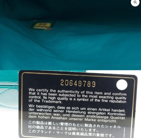 Image 1 of Borsa CHANEL Timeless/Classique in Cuir Bleu - 1012835