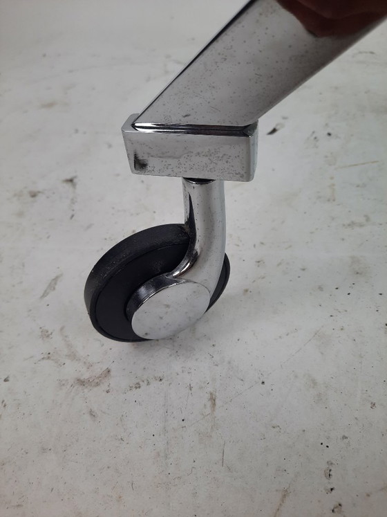 Image 1 of Carrello bar vintage Galloti & Radice "Mister", carrello di servizio, design modernista, Italia anni '90
