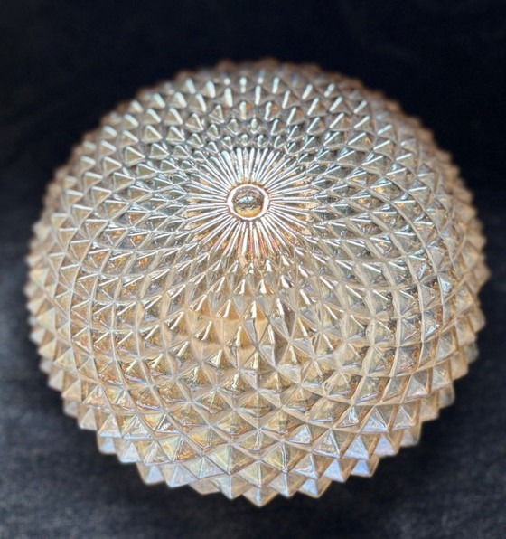 Lampada Vintage - Massive Belgium – Plafoniere, Glass, Metal (photo 5 of 10)