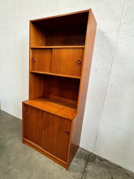 Image 1 of Vintage Highboard, Wandmeubel. Denemarken 1970's