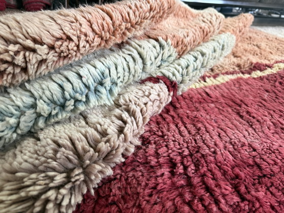Image 1 of Tappeto marocchino astratto vintage 291 × 203 cm – Lana annodata a mano