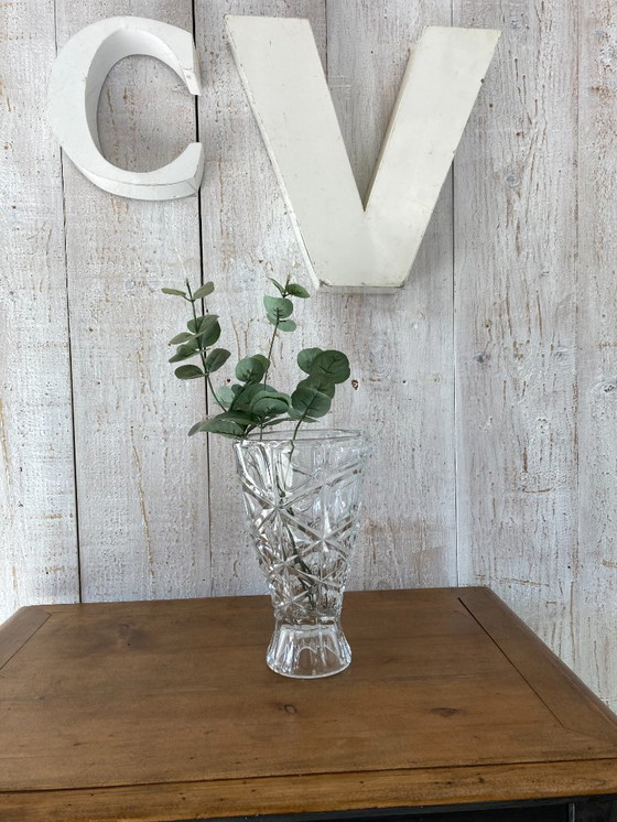 Image 1 of Cut crystal vase