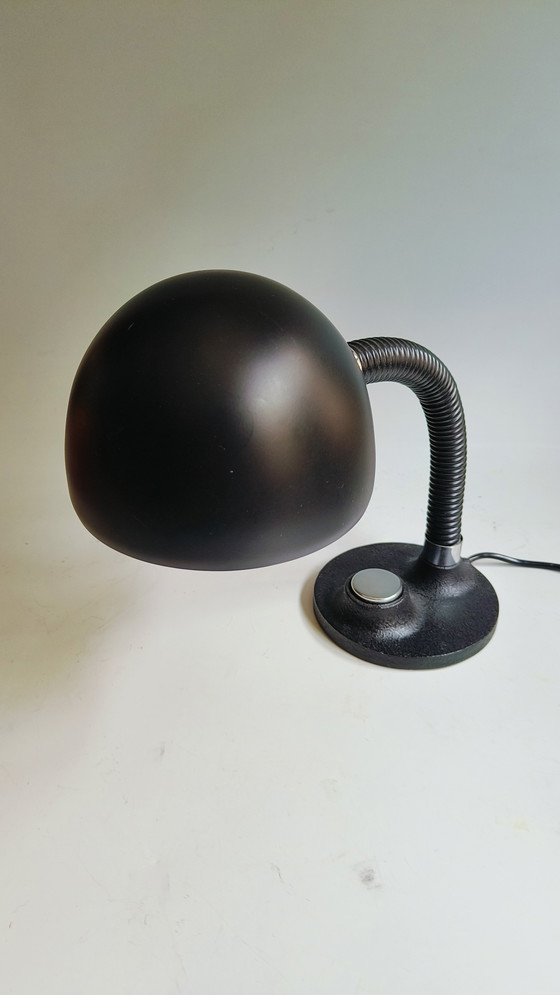 Image 1 of Lámpara de escritorio de metal cromado Hillebrand Bauhaus años 70