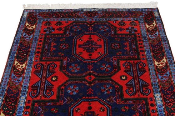 Image 1 of Origineel Kazachs-Russisch wollen tapijt, antiek, 230 x 135 cm