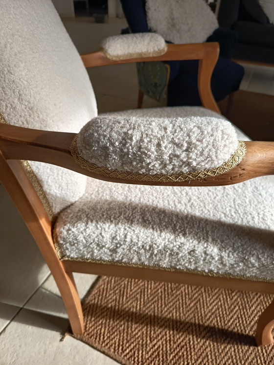 Image 1 of Fully restored Voltaire armchair