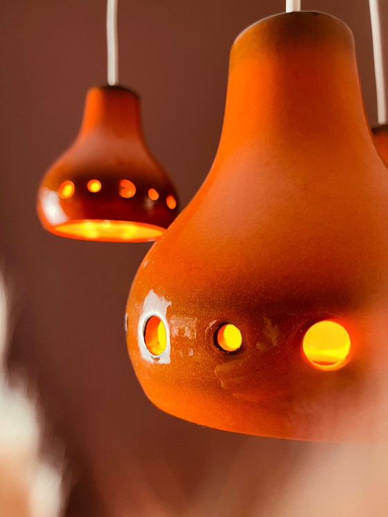 Image 1 of Uniek! Oranje keramieken Cascade 