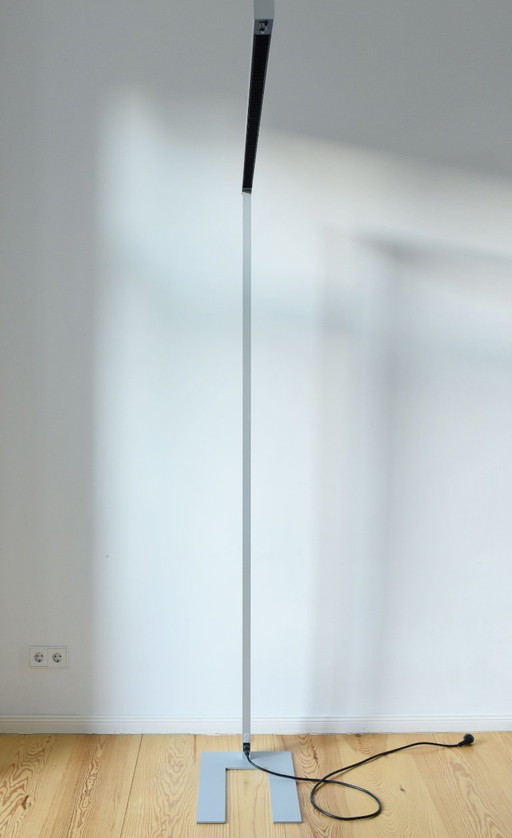 minimalist aluminum floor lamp MOLTO LUCE Lens Double F sensor office work lamp daylight