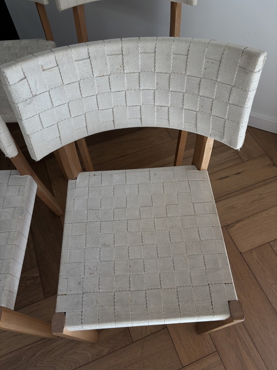 Image 1 of 4x vintage fridolf eetkamerstoelen van ikea
