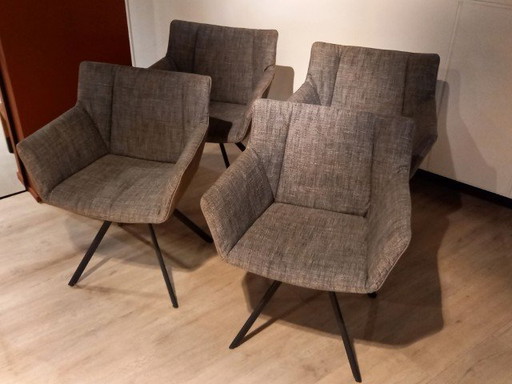 enset Gustav JR S/4 – Label, eetkamerstoelen