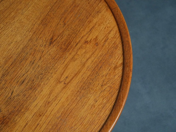 Scandinavische Moderne Ronde Teak Salontafel, Denemarken, Jaren 60 – Wood, Vintage (photo 6 of 8)