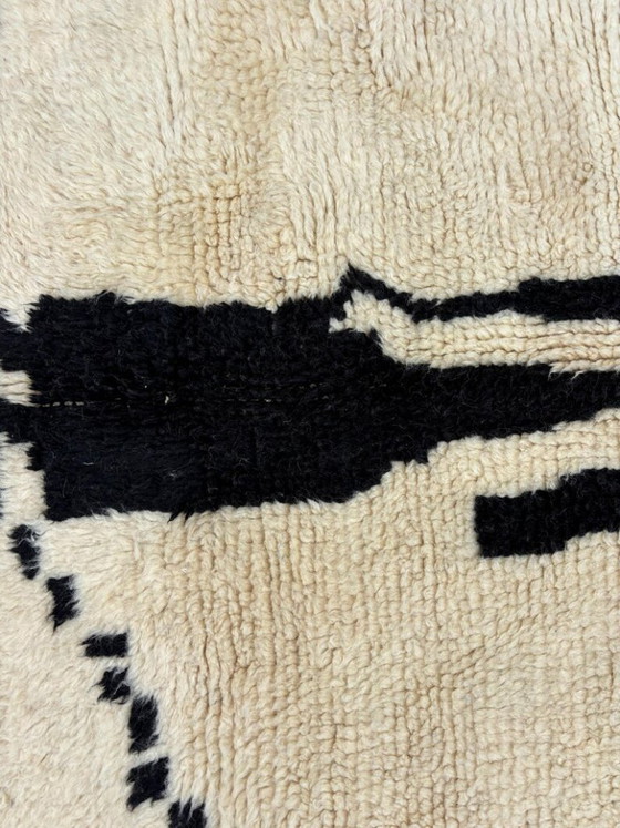 Image 1 of Modern Marokkaans Berber wollen tapijt – Handgemaakt wollen tapijt