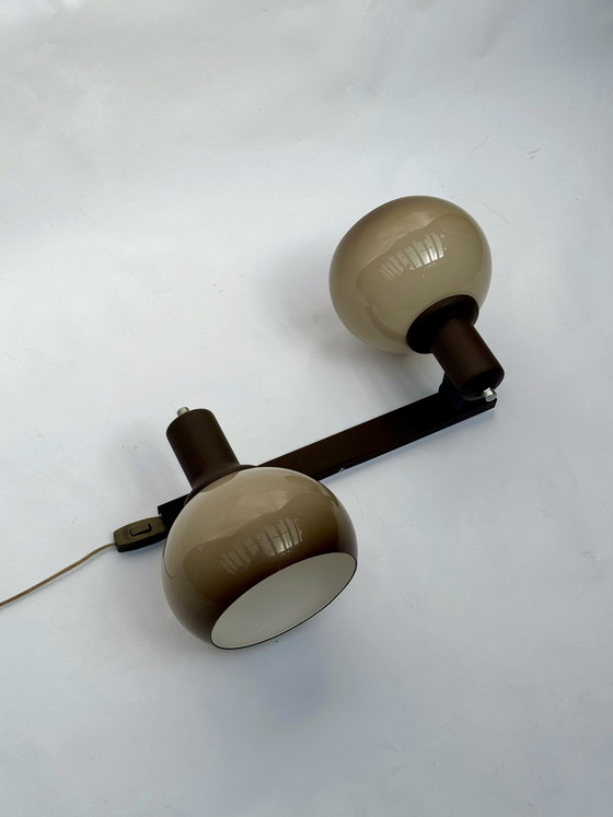 Image 1 of Lampada da parete Herda Mushroom Double Spot Space Age