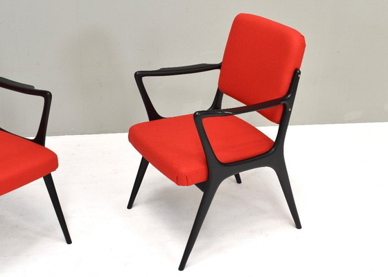 Image 1 of 2x S5 fauteuils van Alfred Hendrickx voor Belform, België, 1958