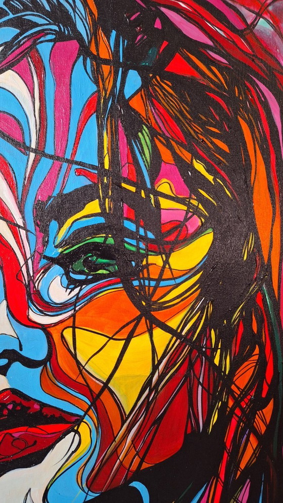 Rachel Perez Troncoso - Colores - Toile D'Artiste – Peintures et dessins, Canvas (photo 4 of 12)