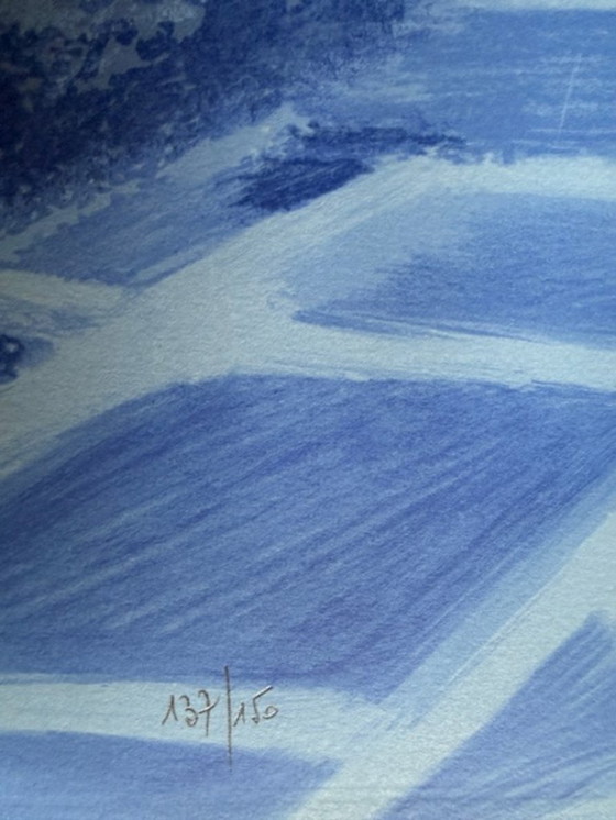 Image 1 of Lithograph "The Cypress" by Patrick Reault