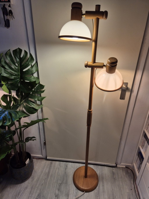 Vintage Steinhauer design vloerlamp uit de jaren 70 – vloerlampen, Plastic, Wood