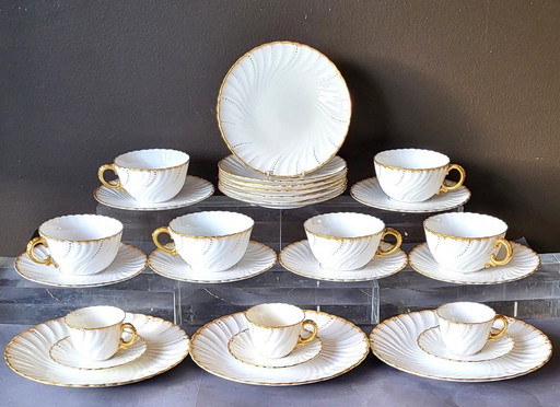 ✔️MINTON Porzellan-Essgeschirr-Set, Sarreguemines (Frankreich)