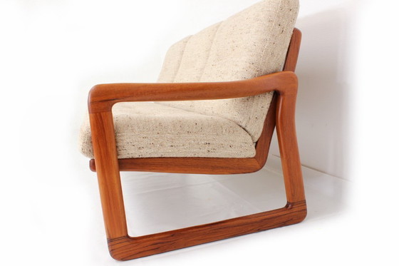 Image 1 of Come nuovo! Divano Holstebro di design danese di metà secolo, in teak massello, lana vergine di prima qualità, condizioni da esp