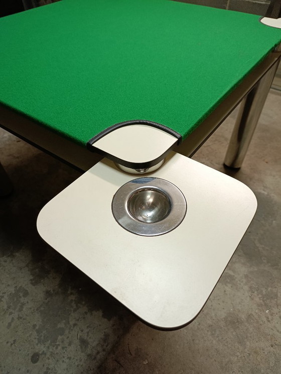Mesa de póker Zanotta (diseñada por Joe Colombo, 1968) – Mesas de comedor, lamine (photo 3 of 7)