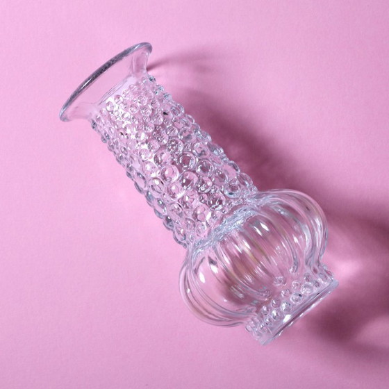 Image 1 of Mid-Century Pressed Glass Vase: Pavel Panek Design, Czech Republic / 1972