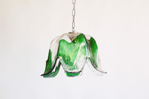 1x Vintage Muranoglas Hanglamp
