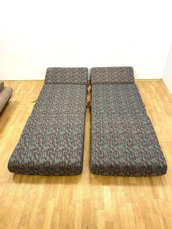 Image 1 of Mid-Century Folding Two-Seat Sofa, 1970s, Czechoslovakia