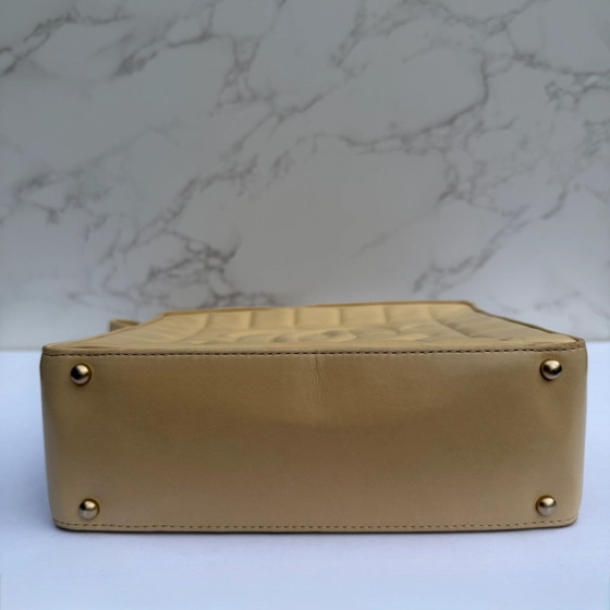 Sac a bandouliere Chanel Chocolate Bar en agneau beige – Sacs a bandouliere, Vintage (photo 5 of 12)