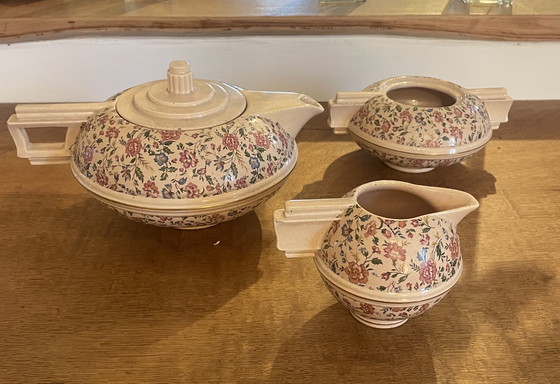 Image 1 of Theeservies van Jean Robj Art Deco 1930