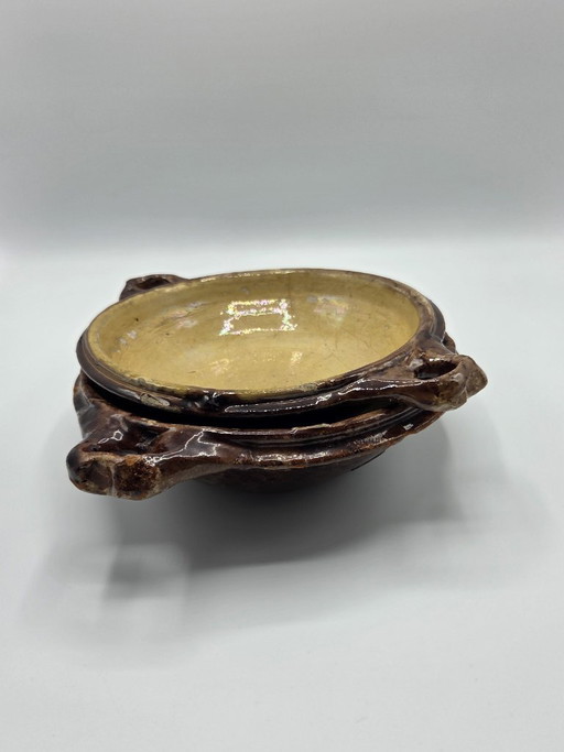 2 plats anciens en faïence