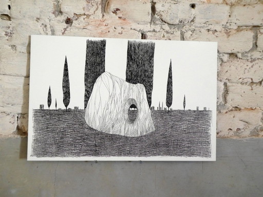 François Trocquet, Composition, 2010, Sérigraphie