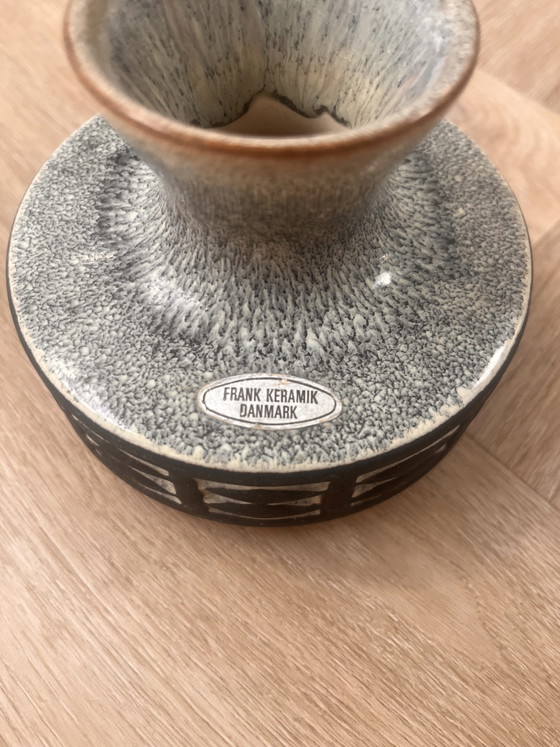 Mid Century Pottery Vase From Frank Keramik 1960s – Ceramic (photo 2 of 7)