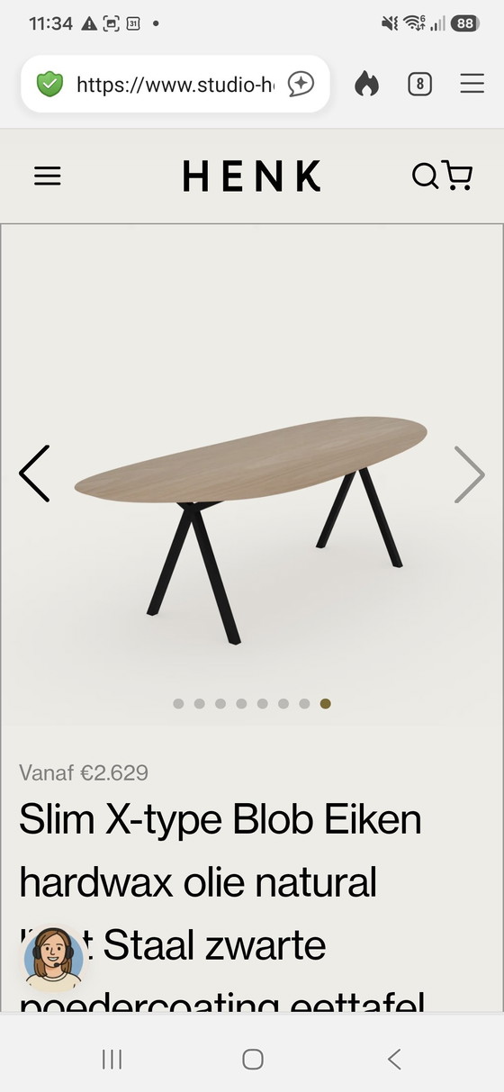 Henk Studio Table 'Blob' 260x100 cm - Feels Smaller. – Studio Henk, Dining tables, Wood (photo 9 of 9)