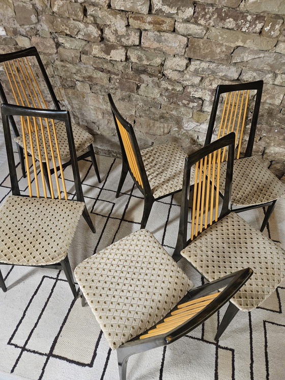 Image 1 of 6 Sprossenstühle Benze Germany 1960