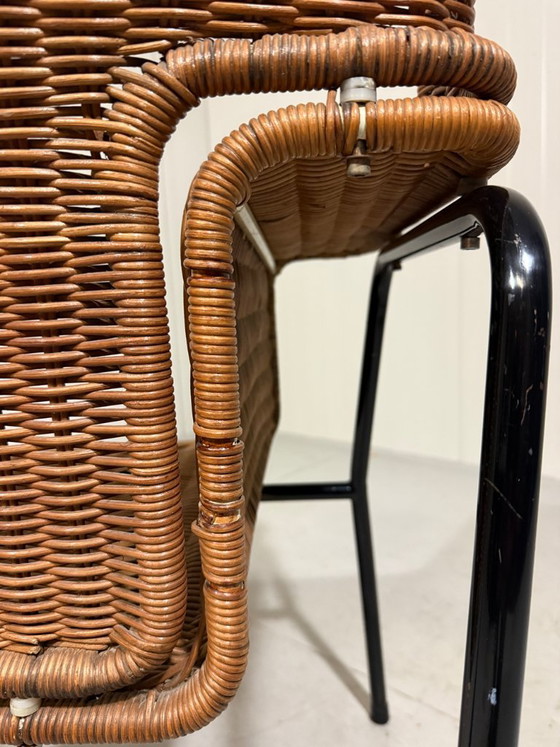 Image 1 of Sedia in rattan Wouter Fens Gebr. Jonker Paesi Bassi anni '60