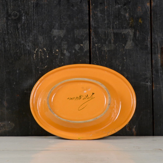 Vintage Orange Ceramic Rometti Ashtray Catchall – Table accessories (photo 2 of 8)