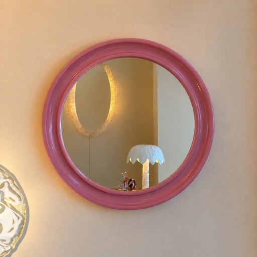 Miroir rond rose de Carrara & Matta, Italie