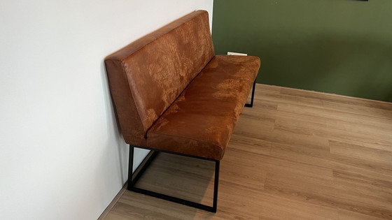 Image 1 of Rona Dining sofa 3-seater micro leather Bari Cinnamom 94