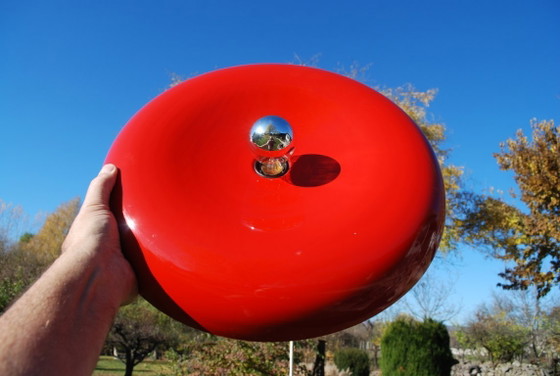Image 1 of UFO-Metall-Deckenleuchte, Designer Tibor Nádai, Nummer 1