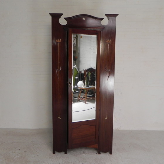 Image 1 of Art Nouveau Wardrobe, Hanging Wardrobe