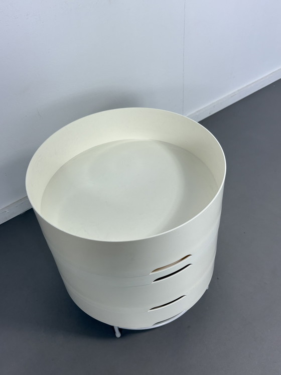 Image 1 of Vintage IKEA white modular table designed by T.Richardson, C.Brill, A.Williams.