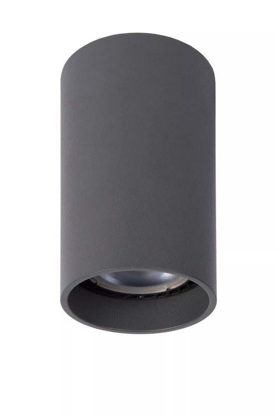 Lucide DELTO Ceiling Spotlight - LED Dim to Warm GU10 - Grey – Spot lights, Aluminium (photo 2 of 2)