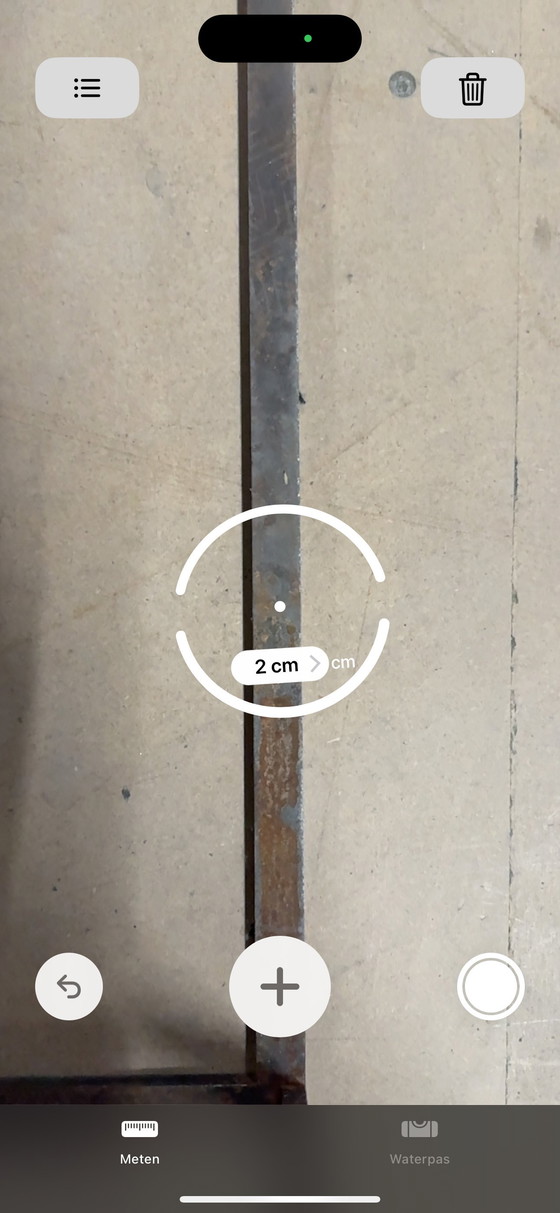 Image 1 of Wengé Houten Sidetable, Op Dun Stalen Frame