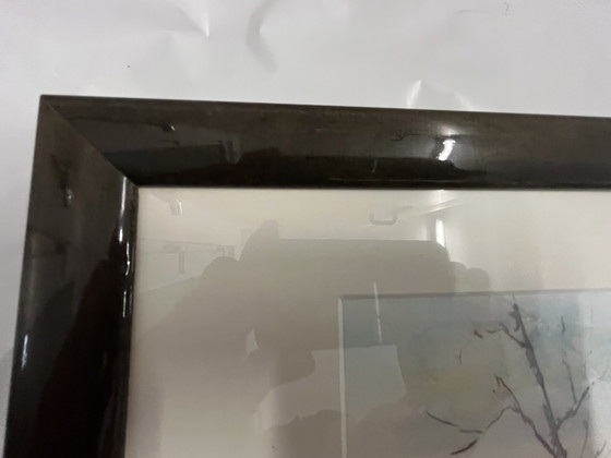 «Original Watercolor Albert Grosfeld (2000) – In Het Leudal – Signed – Framed» – Paintings & Drawings, Glass (photo 6 of 9)