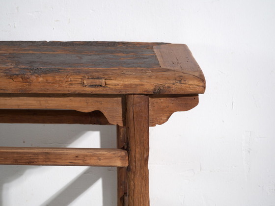 Antiker Konsolentisch aus Kiefernholz – China, circa 1930 – Rustic (photo 40 of 40)