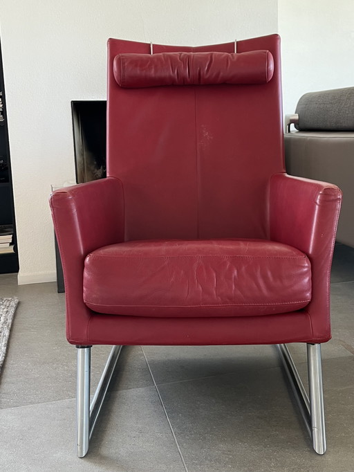 Montis Madonna Design Fauteuil Red Leather