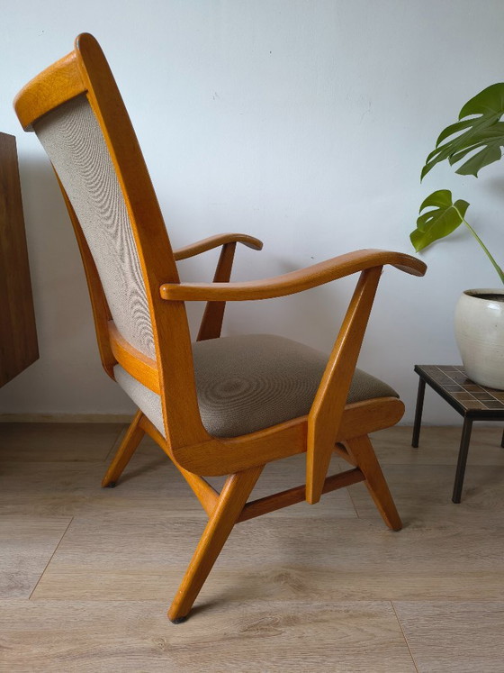 Poltrona Scandinava – Legno di Quercia – Anni '50/'60 – Poltrone (photo 10 of 10)