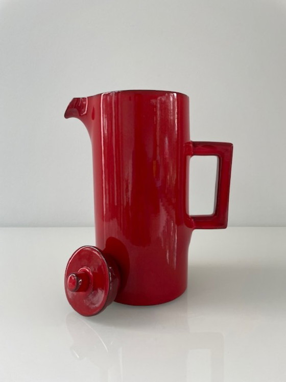 Image 1 of 14-piece Vintage Dutch design Hofra coffee set H. Wagner