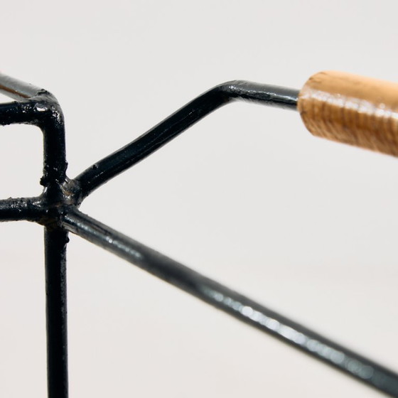 MK11315 Metalen trolley met details van bamboe en riet. – Serveerwagens, Bamboo (photo 6 of 10)