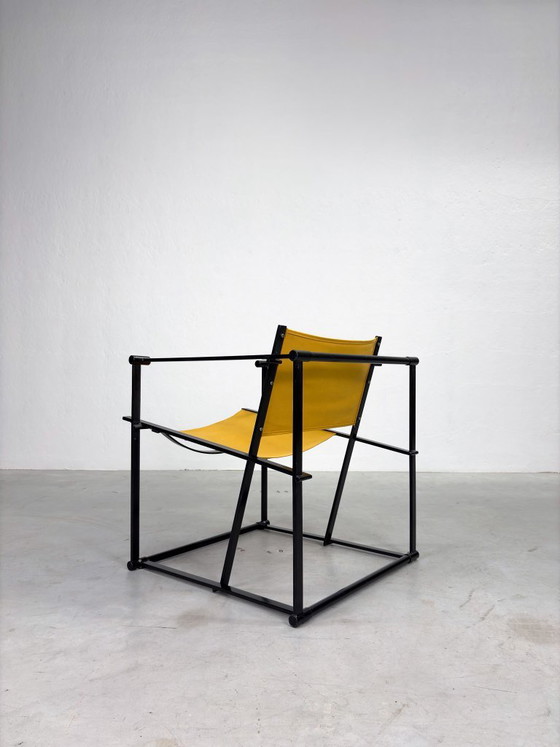 Set 'FM60' Armchairs by Radboud van Beekum for Pastoe – Canvas, Iron (photo 17 of 20)